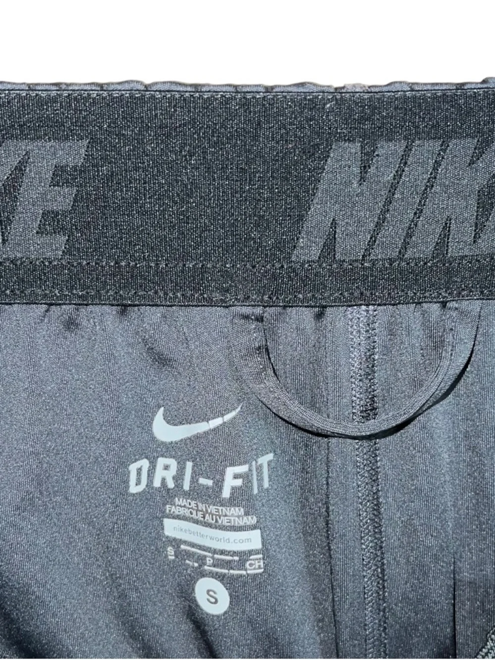 Nike Dri-Fit Active Athletic Basketball Shorts Men’s S Grey